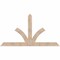 Ekena Millwork Richland Smooth Timber Gable Bracket, Douglas Fir, 84"W x 45"H x 1 1/2"D x 5 1/2"F, 13/12 Pitch GBW084X45X0206RIC00SDF - alternate 1